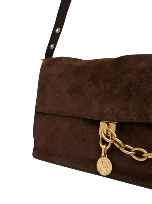 Borsa in pelle con catena Tommy Hilfiger | AW0AW19204GUG